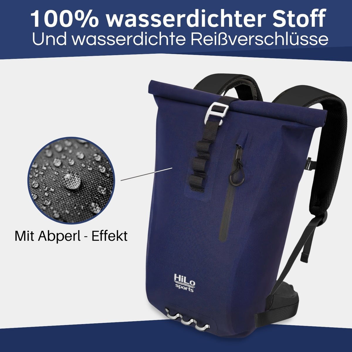 Wasserdichter Rolltop Rucksack "Urban 25" - V2.0