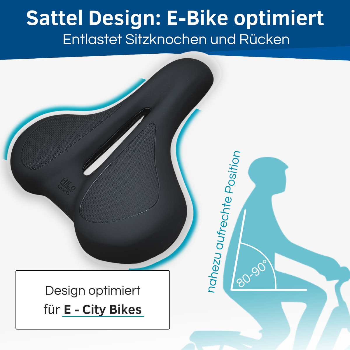Fahrradsattel für Sitz Komfort