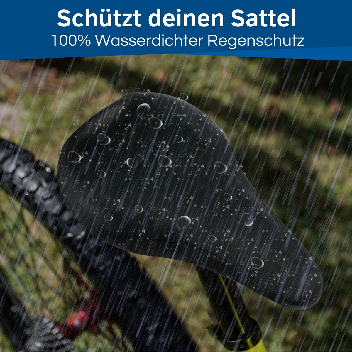 Bestimmt wasserdichter Fahrrad Sattelbezug.
